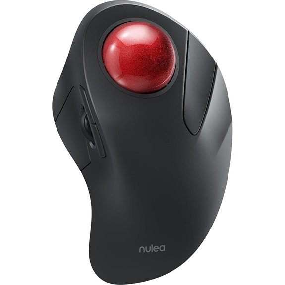 Nulea Wireless Ergonomic Trackball Mouse with DPI