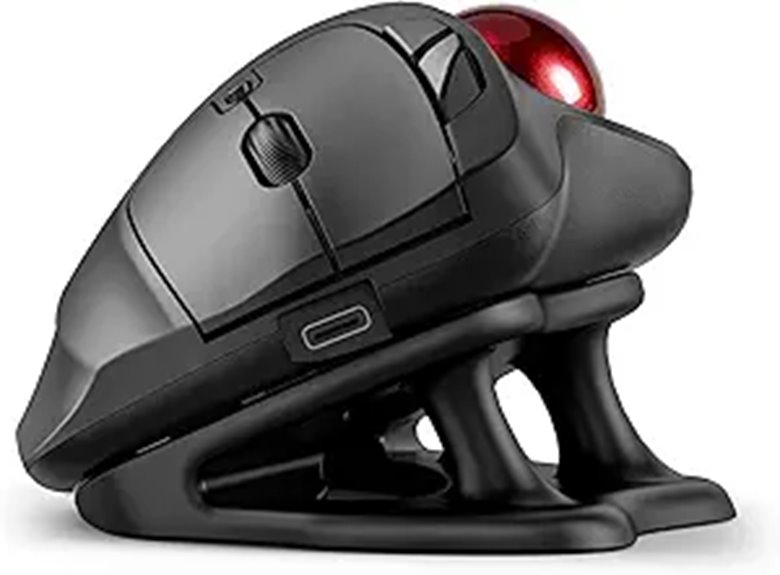 Nulea M511 Wireless Ergonomic Trackball Mouse