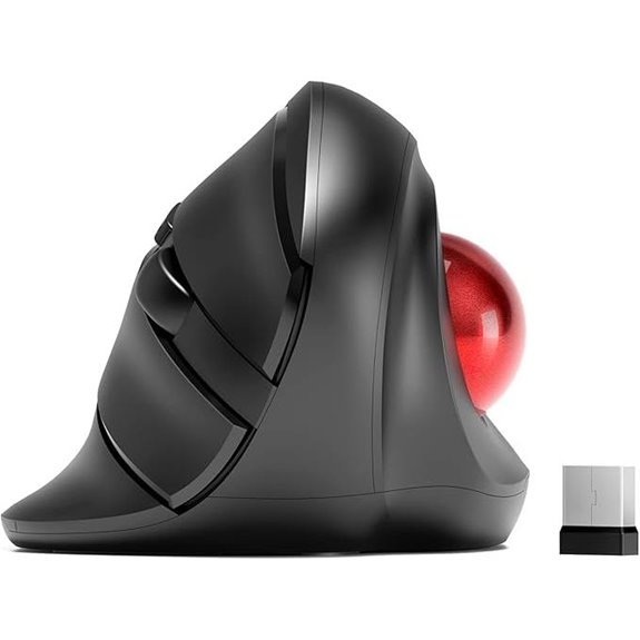 MicroPack Wireless Ergonomic Trackball Mouse for PC