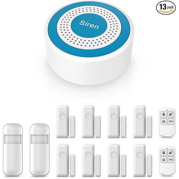 PGST Wireless Home Alarm System with Sensors and App