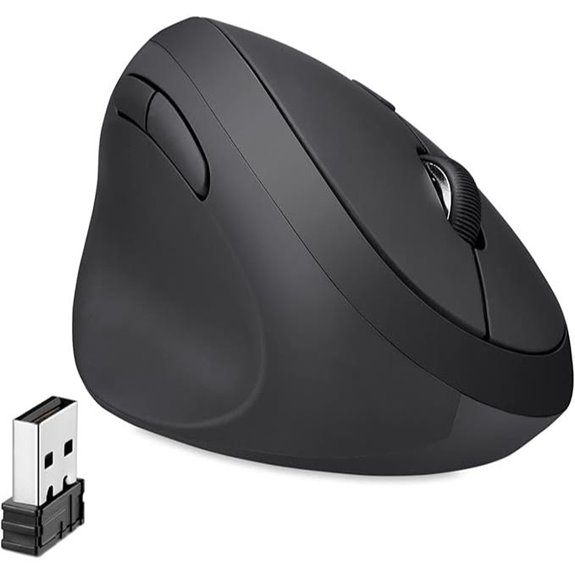Perixx Perimice-719L Wireless Left-Handed Vertical Mouse