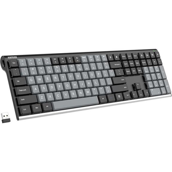 Arteck Wireless Mechanical Keyboard with Brown Switches