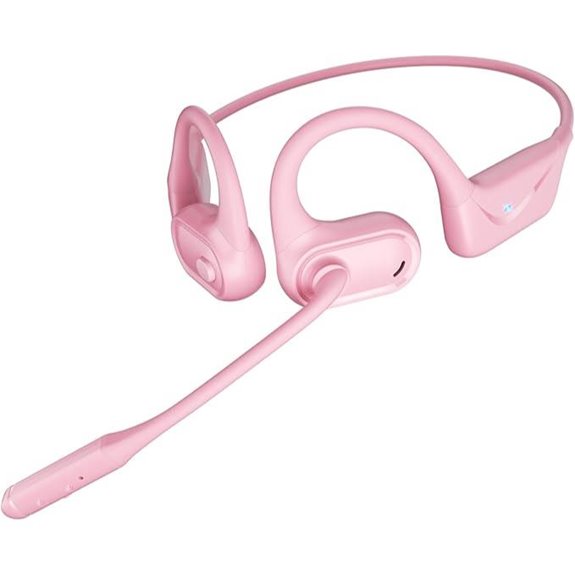 Open Ear Bluetooth Headphones with Mic and Noise Cancelling