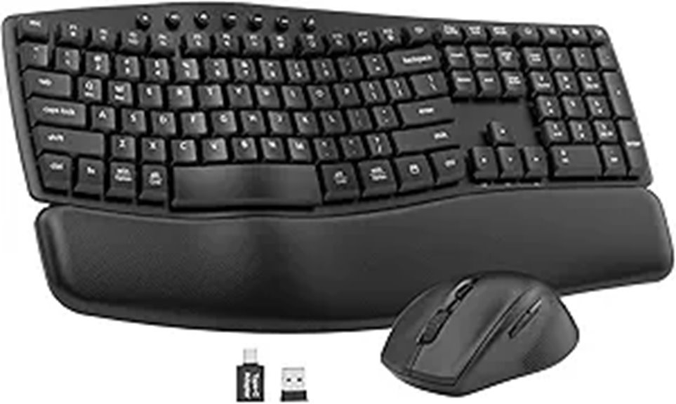 wireless office keyboard mouse