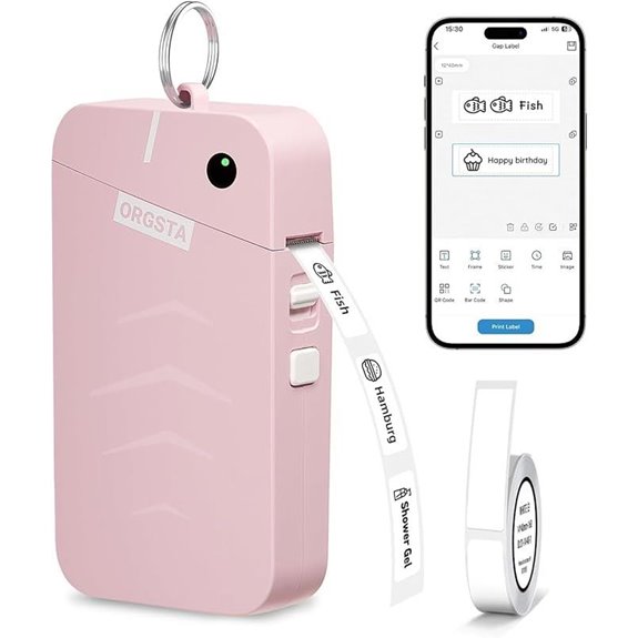 ORGSTA Portable Bluetooth Label Maker with Tape