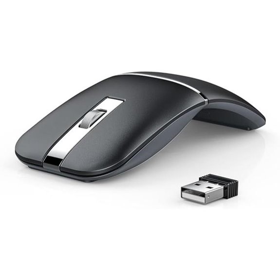 Bluetooth Travel Mouse with USB Receiver