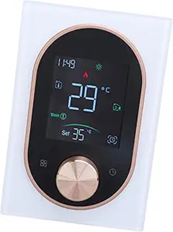 Smart Color Touchscreen Thermostat with Remote Access