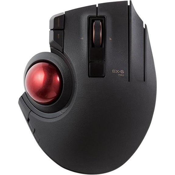 ELECOM Wireless Trackball Mouse with 3 Device Support