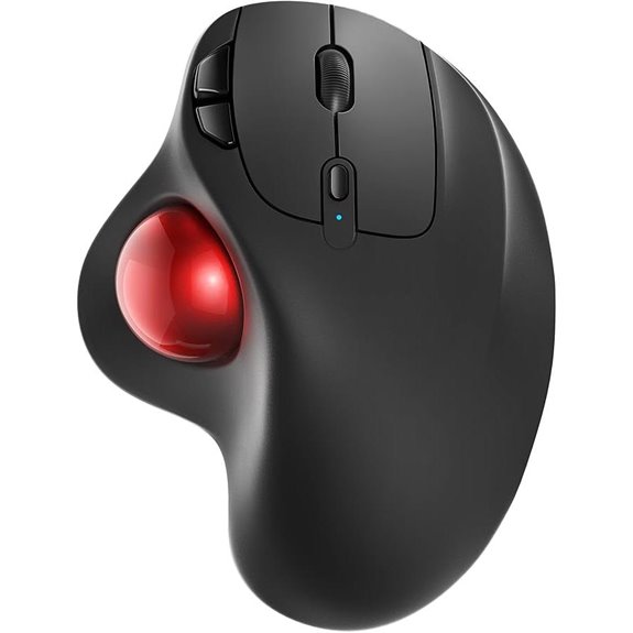 Nulea M501 Wireless Trackball Mouse with 3 Devices