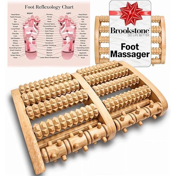 Brookstone Wooden Foot Massager for Pain Relief