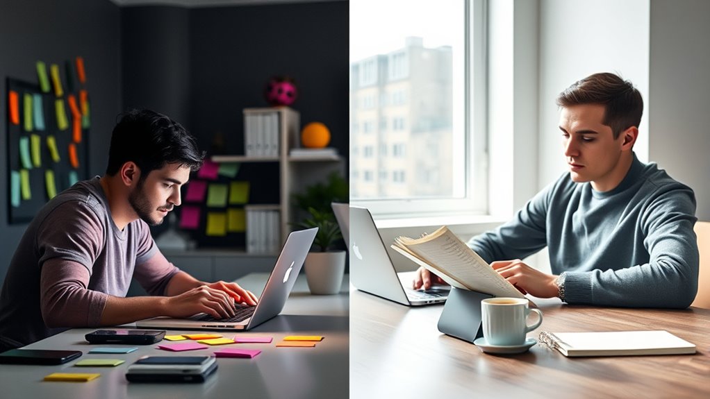 work sprints versus pomodoro