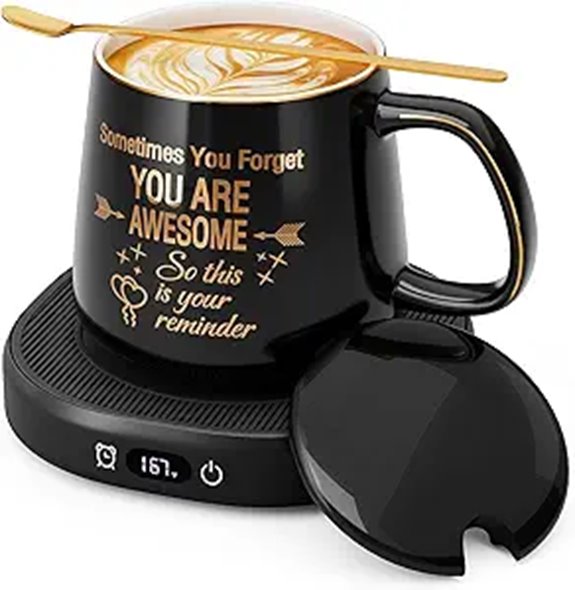 You Are Awesome Coffee Mug Warmer Set
