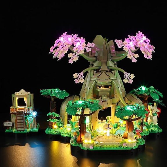 YEABRICKS LED Light for Zelda Deku Tree Building Set