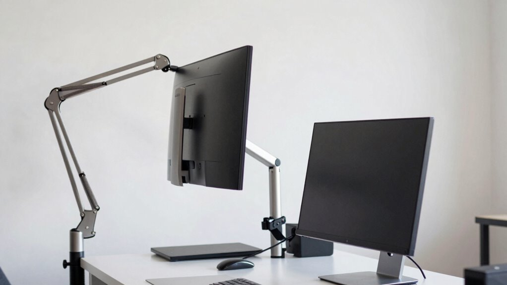 adjustable ergonomic workspace setup