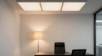 brighten windowless office naturally