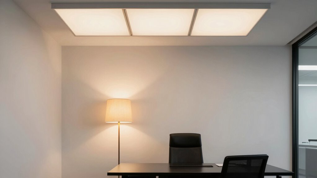 brighten windowless office naturally