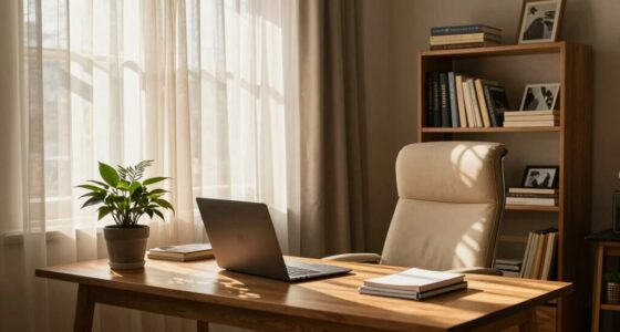 comfortable organized workspace design