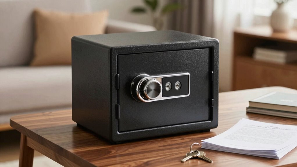 compact secure valuables storage