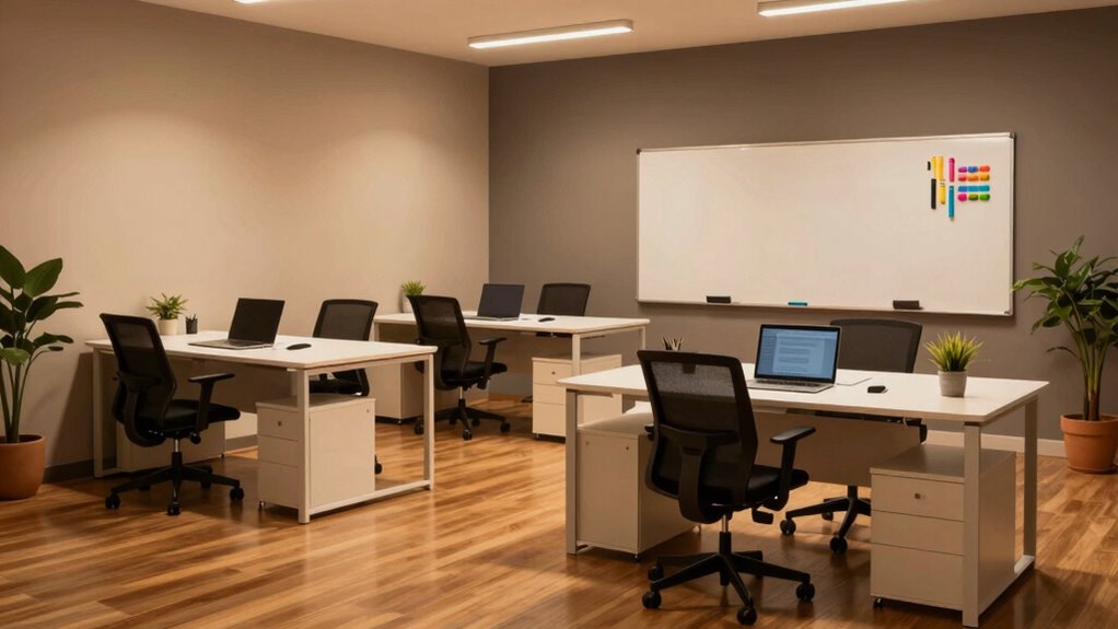 creative ergonomic organized workspace