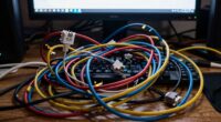 disorganized wiring creates stress