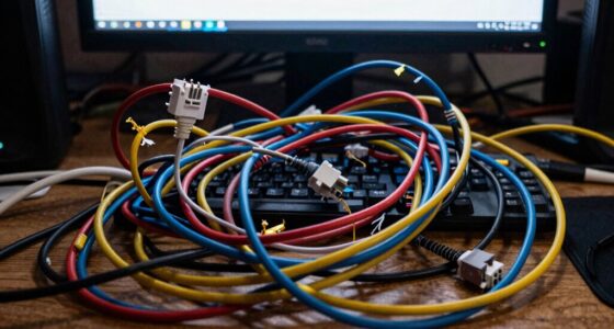 disorganized wiring creates stress