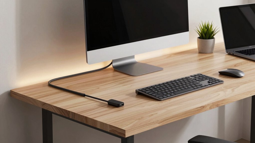 efficient eco friendly workspace setup