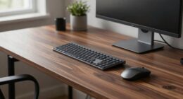 efficient single cable workstation setup