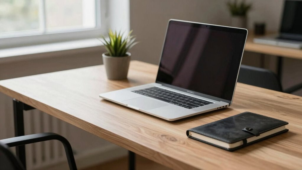 ergonomic aesthetic focused workspace