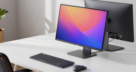 ergonomic portable monitor setup
