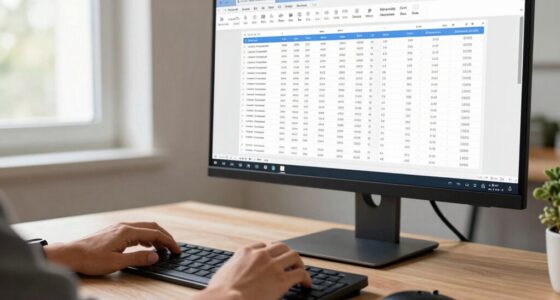 eye friendly spreadsheet reading