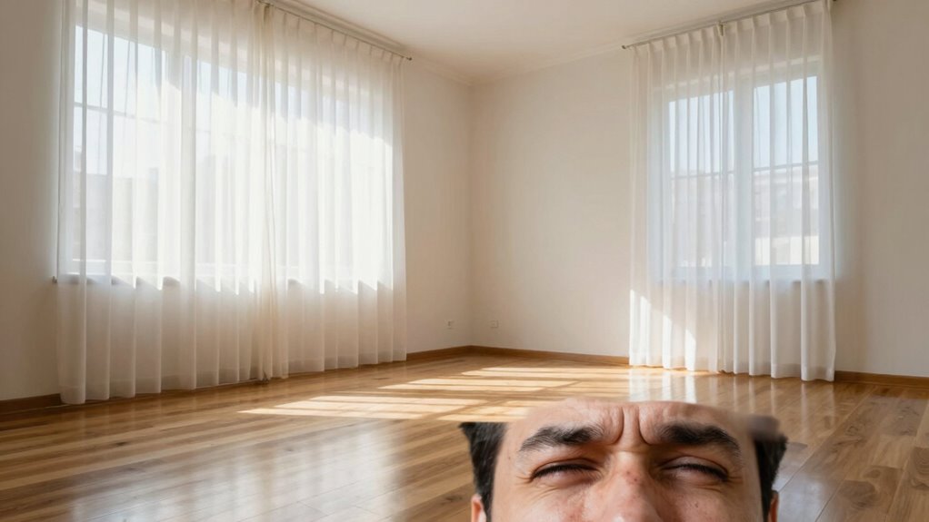 eye strain from bright glare