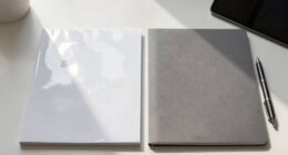 finish choice impacts readability