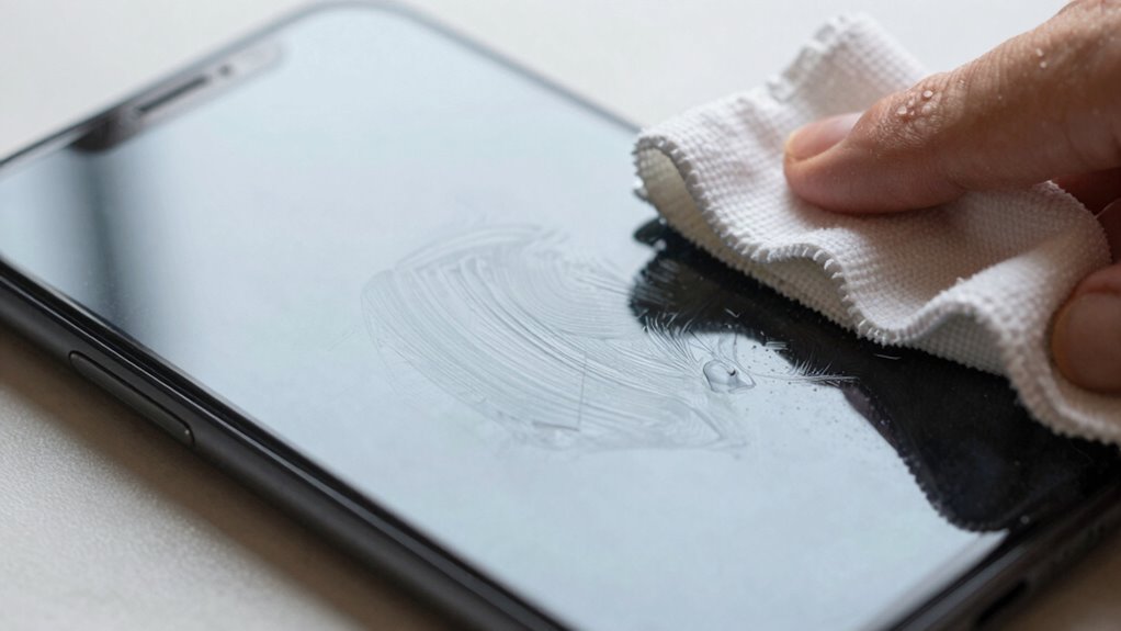 gentle cleaning preserves screen coatings