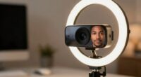 improved webcam lighting setup