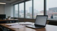 incorrect desk distance causing blur