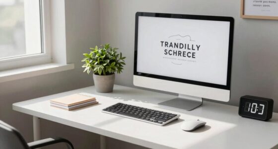 minimize distractions and organize