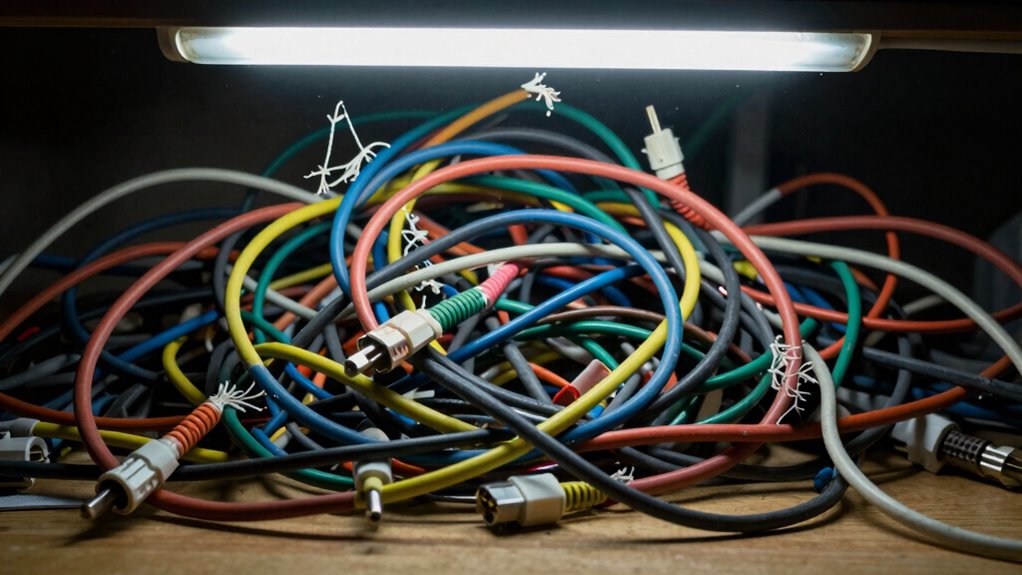 organized cables improve focus
