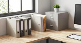 organized home office files