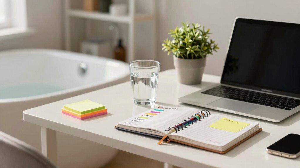 organized safe ergonomic workspace