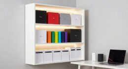 organized tech storage solution