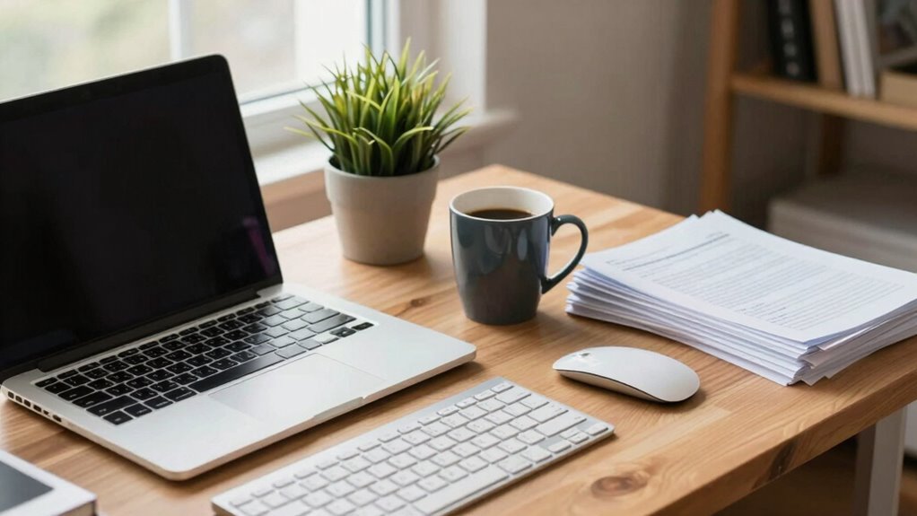 organized workspace healthy environment