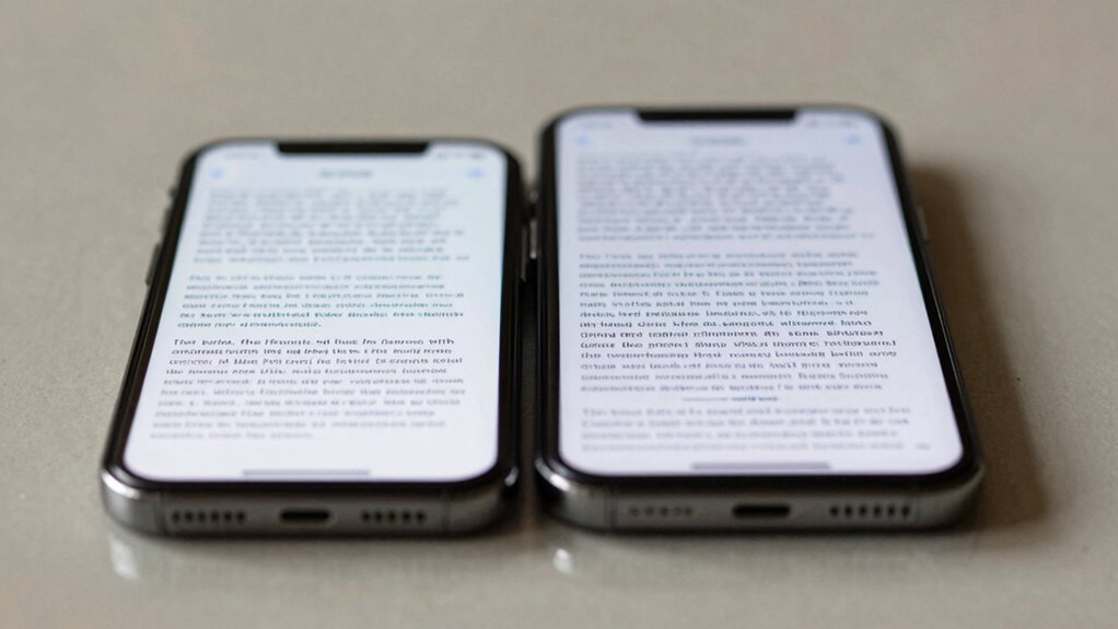 readable fonts and contrast