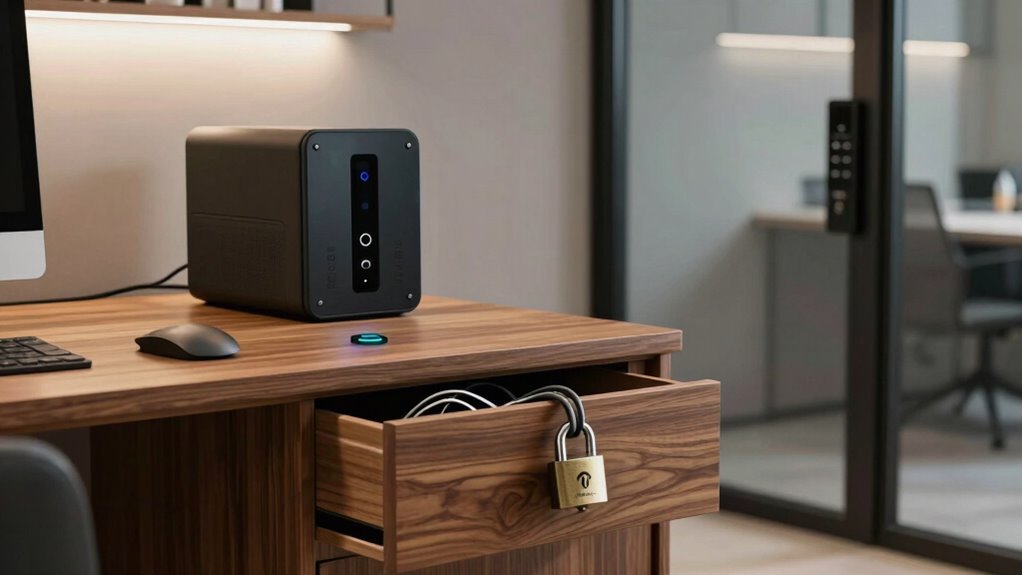 secure home office environment