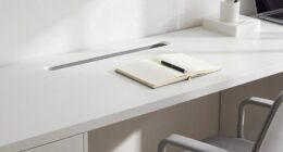 simplified predictable desk design