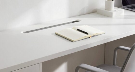 simplified predictable desk design