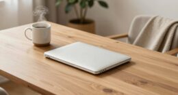 sleek personal workspace setup