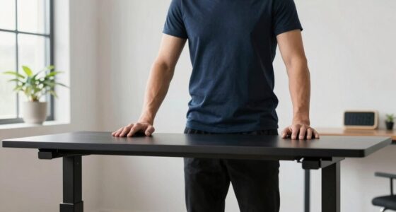 standing desk height adjustment