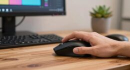 trackball for precise control