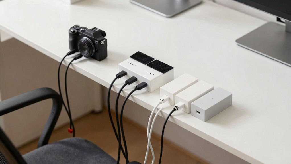 wireless charging and cable management