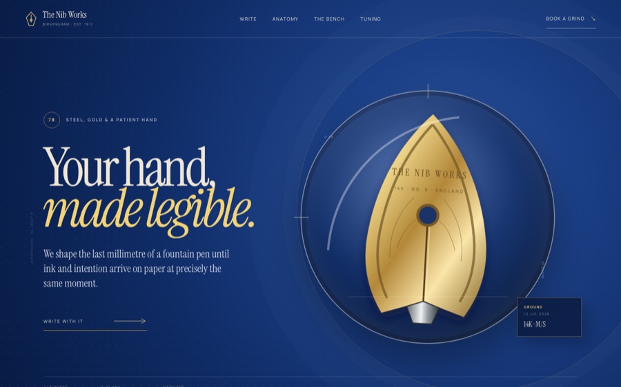 The Nib Works — Hand-ground fountain pen nibs since 1911